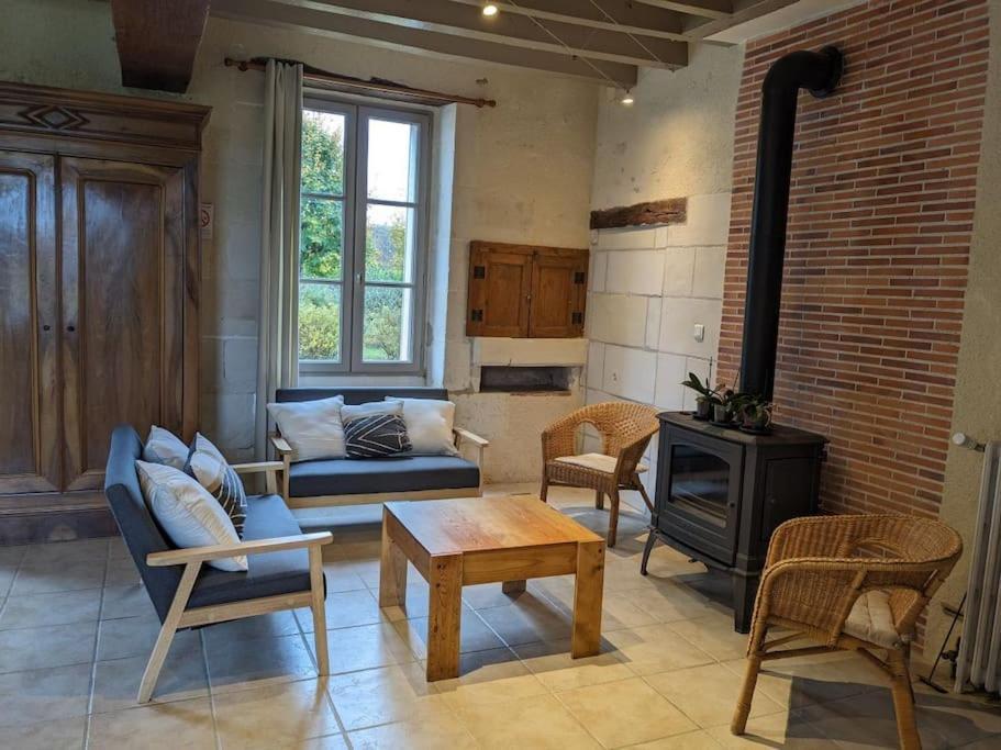 Maison Dans Belle Longere - La Serrerie Le Controis-en-Sologne Bagian luar foto